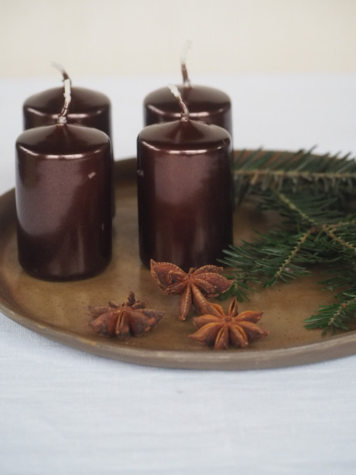 Adventní talíř hnědý — foto 1