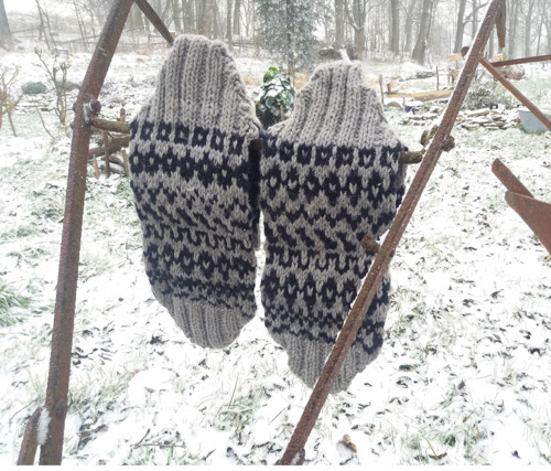 Pánské silné vlněné ponožky — foto 1