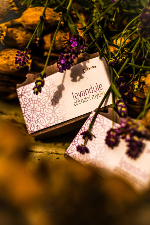 LEVANDULE přírodní mýdlo (s obalem) — foto 1