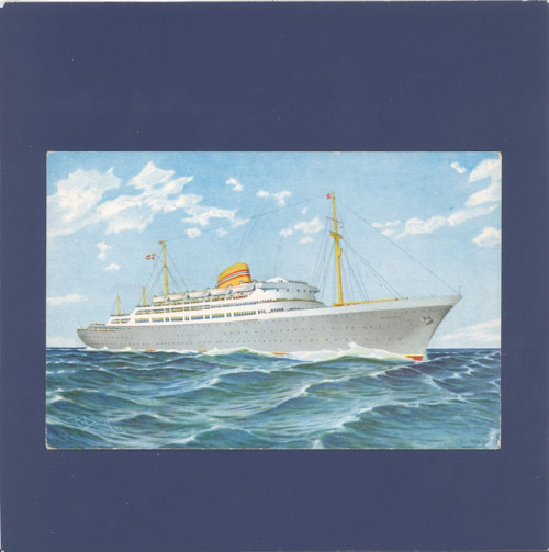 Loď Oslofjord - pohlednice