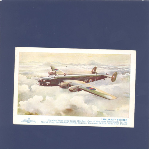 Letadlo Halifax Bomber - pohlednice — foto 1