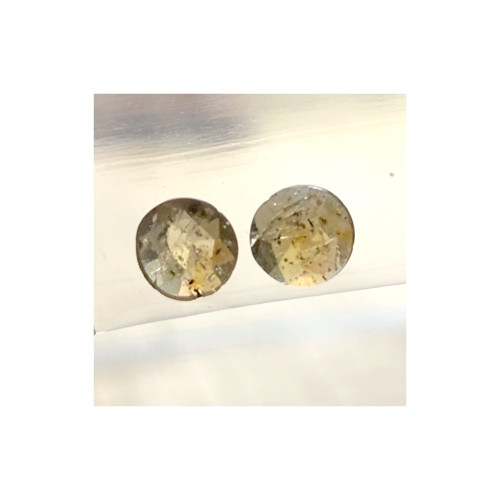 Turmalín kabošony kruh / 6mm, 7mm (č.16 - Pár)