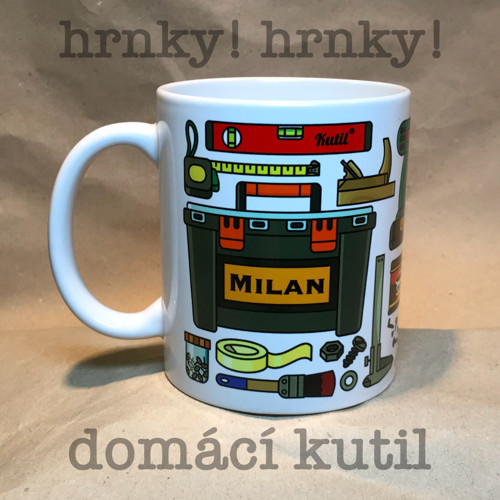 Kutilský hrnek se jménem