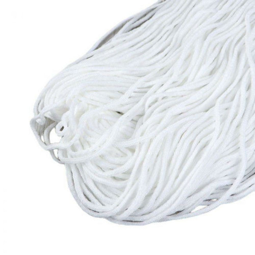 Elastická šňůrka na masky, 2 mm, 100 ± 1 m, bílá