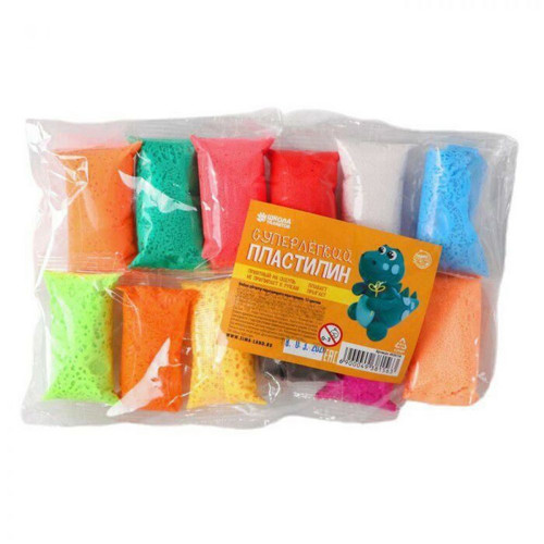 Sada plastelíny, modelovací hmoty, 12 barev