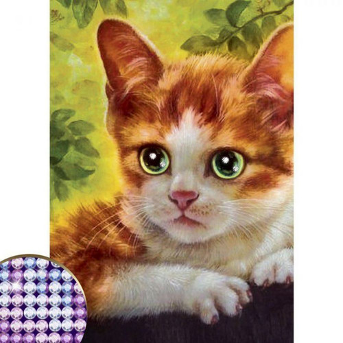 Kreativní sada - částečná diamantová mozaika,