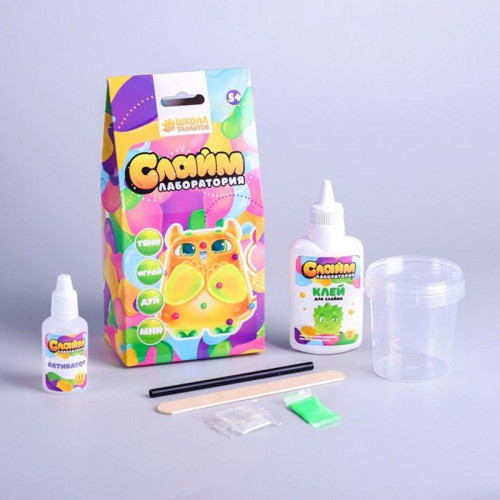 Malá sada „Make a slime“, zelená, 100 g — foto 1