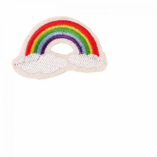 10 ks, samolepka "Rainbow", 5,7 × 3,4 cm — foto 1