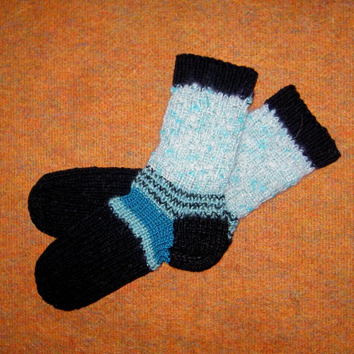 Pletené teplé ponožky — foto 1