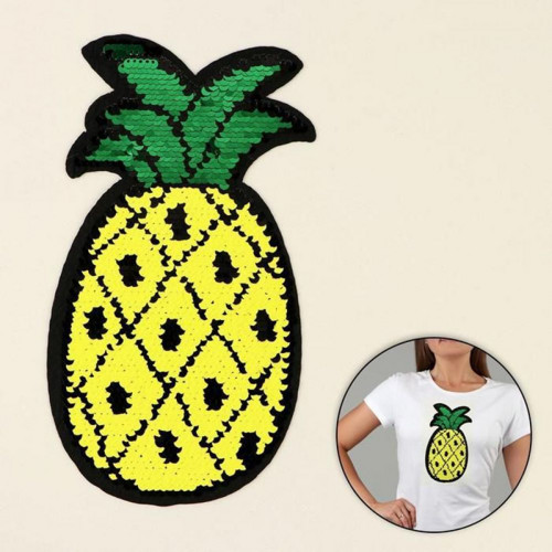 Oboustranný patchwork "Pineapple", s flitry, 22,5 — foto 1