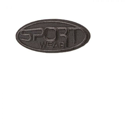 10 ks, samolepka "Sport", 7,2 × 3,5 cm, šedá