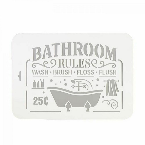 Šablona "BATHROOM" 22х31 см — foto 1
