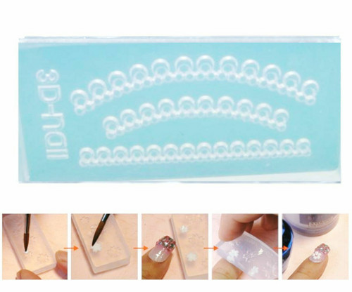 Silikonová formička pro modeláž nehtů - Nail art,
