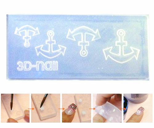 Silikonová formička pro modeláž nehtů - Nail art, — foto 1