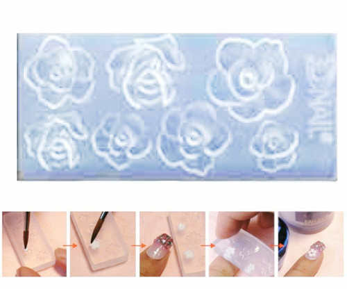 Silikonová formička pro modeláž nehtů - Nail art,