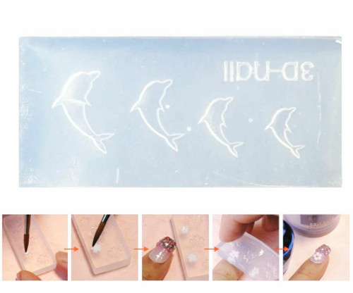 Silikonová formička pro modeláž nehtů - Nail art, — foto 1