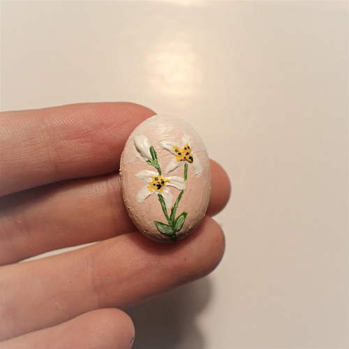 Malovaný mini kamínek — foto 1