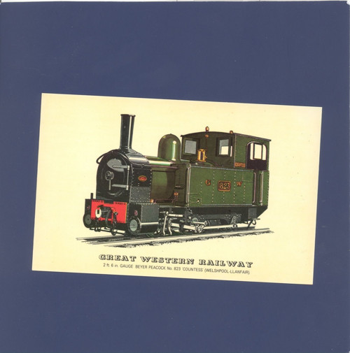 Parní lokomotiva, GWR No. 823 - pohlednice
