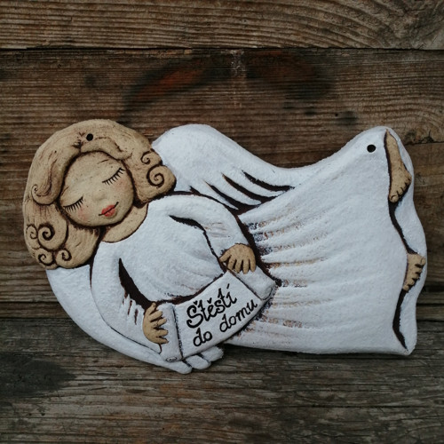Andílek letící , reliéf — foto 1