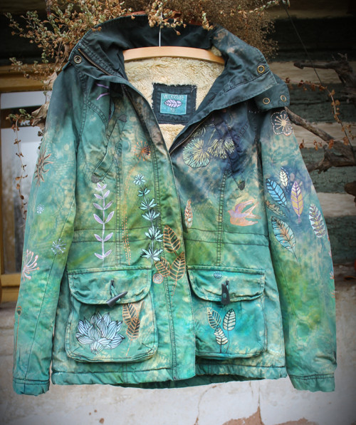 Zelená parka velikost 38 — foto 1