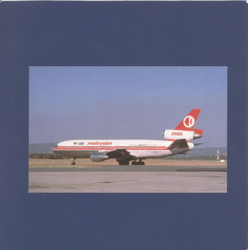 Letadlo DC-10-30 - pohlednice