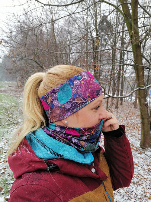 Funkční čelenka Barevné listí — foto 1