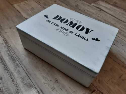 Malovaná bedýnka 40x30 IHNED K ODESLÁNÍ