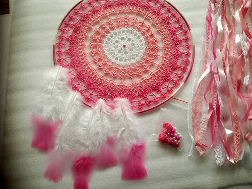 Lapač snů - sada k sestavení (30 cm)
