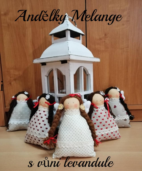 Andělky Melange s vůni levandule na přání