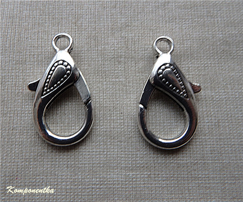 Kovová karabinka 15x30mm 1kus