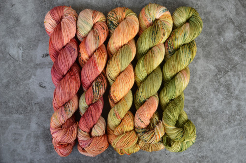 Merino Fingering • Khaki Peach Set — foto 1