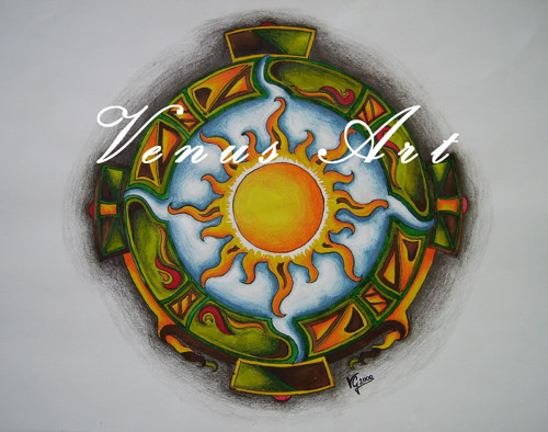 Originál Sluneční mandala
