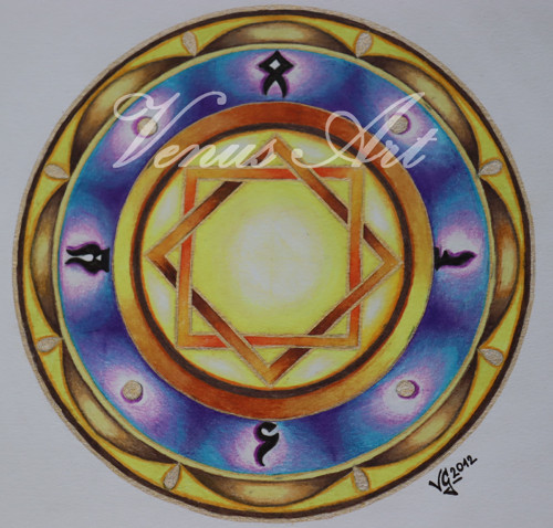 Originál Mystická mandala Octavion — foto 1