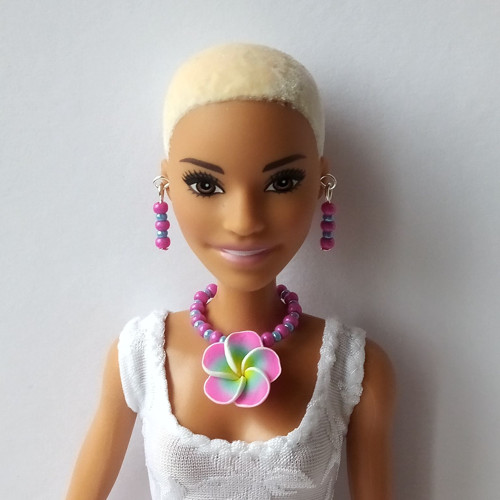 Šperky pro Barbie - náhrdelník, náušnice
