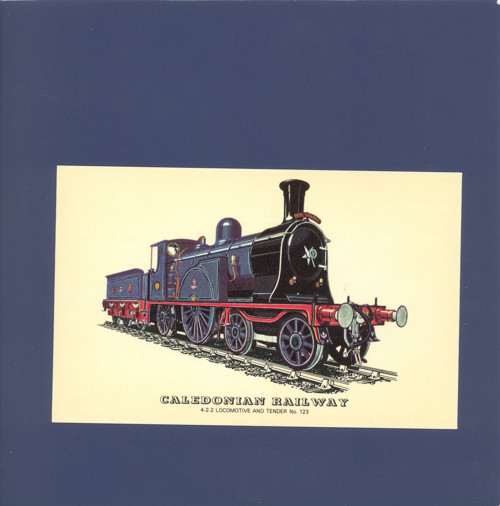 Parní lokomotiva No. 123 - pohlednice