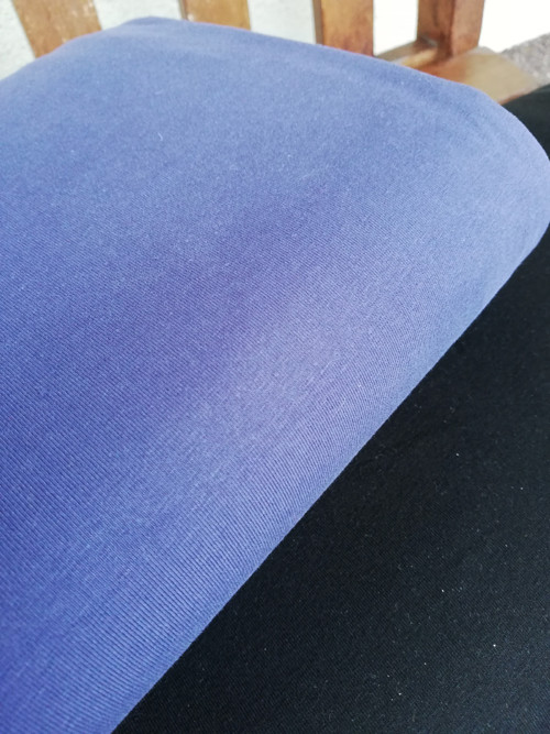 Úplet, indigo uni