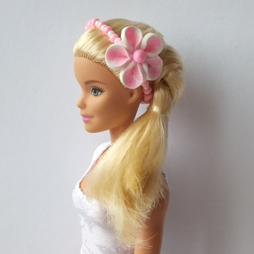 Čelenka pro Barbie - kytička