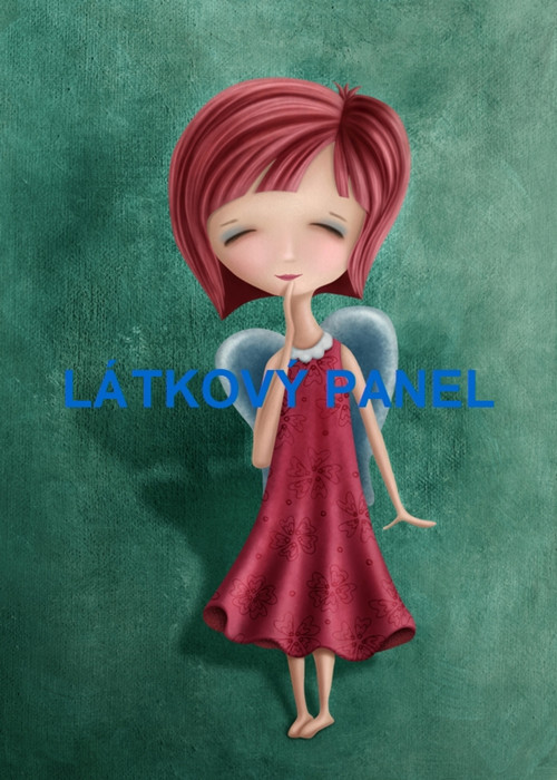 Bavlněný panel Panna 7x10 cm - skladem