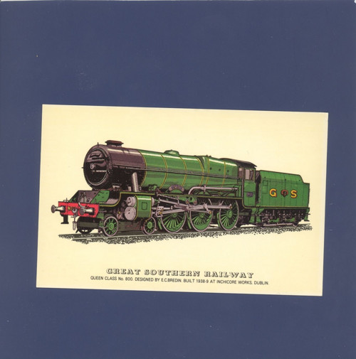 Parní lokomotiva GS No. 800 - pohlednice