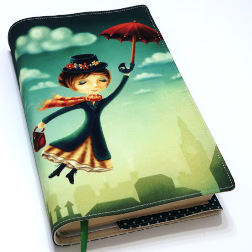 MARY POPPINS - nastavitelný obal na knihu