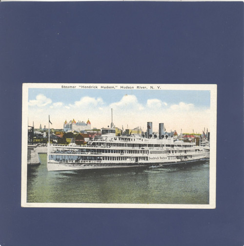 Parník Hendrick Hudson - pohlednice