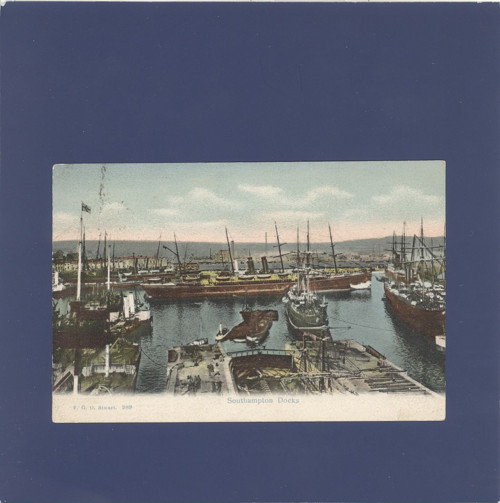 Lodě, Southampton Docks - pohlednice