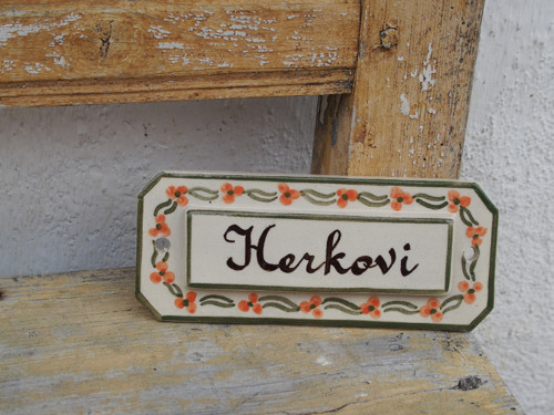 Keramická jmenovka - na zakázku