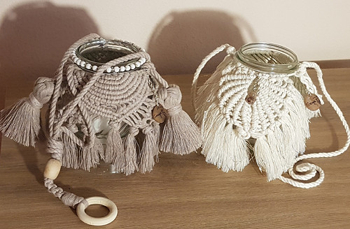 Boho Macrame Svícen- Lucernička — foto 1