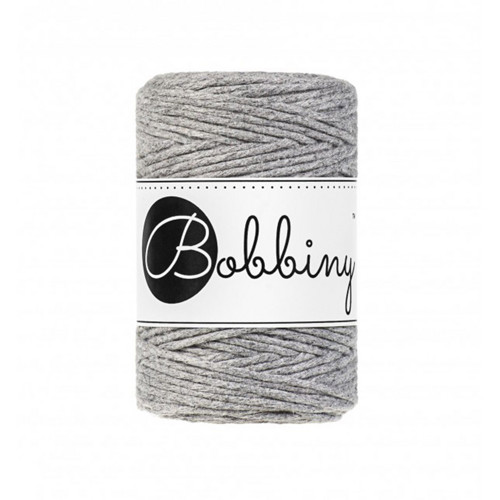 Bobbiny Macrame Baby 1,5mm - stříbrná - 4m