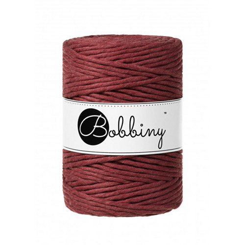 Bobbiny Macrame XXL 5mm - divoká růže - 3m