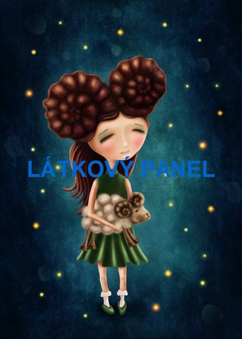 Bavlněný panel Beran 22x30 cm - skladem
