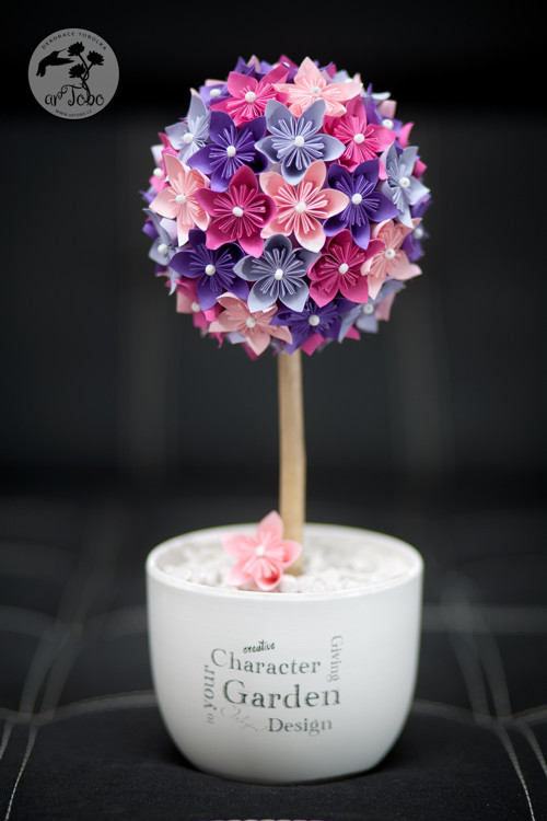 Kusudama strom v květináči