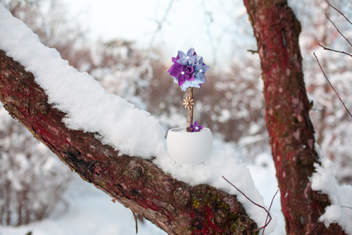 Kusudama strom v květináči