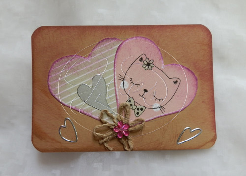 Vzkazová kartička Vintage love (340)